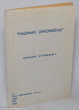 Cat.No: 318054 Páginas Unionistas: 33 Artículos Publicados en El Nuevo Diario. Giovanni...