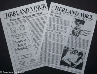 Cat.No: 318072 The Herland Voice [two issues