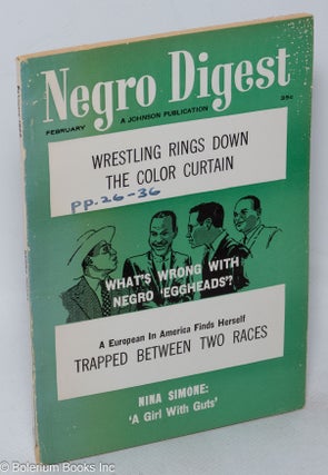 Cat.No: 318172 Negro digest, February 1962, vol. 11, no. 4