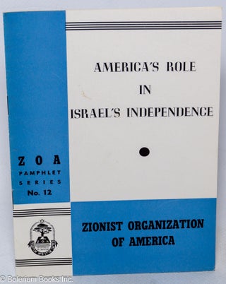 Cat.No: 318266 America's role in Israel's independence