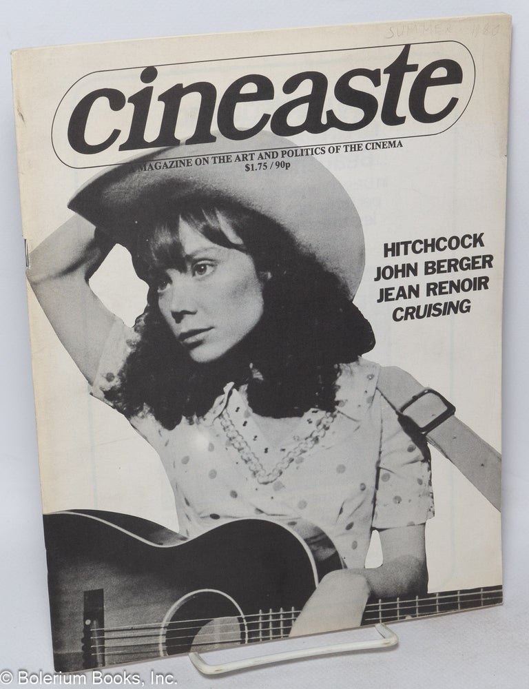 Cat.No: 318379 Cineaste: vol. 10, #3, Summer 1980: Cissy Spacek cover. Gary Crowdus, Dan Georgakas, Lenny Rubenstein, Alfred Hitchcock Cissy Spacek, Jean Renoir, William Friedkin.