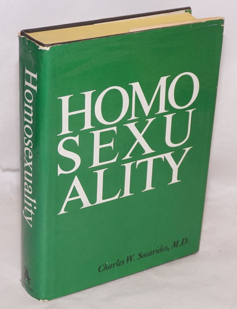 Cat.No: 31842 Homosexuality. Charles W. Socarides.