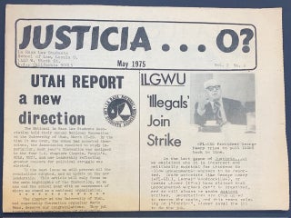 Cat.No: 318428 Justicia ... O? Vol. 2 no. 3 (May 1975