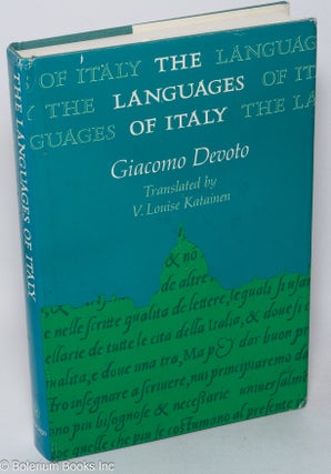 Cat.No: 318474 The Languages of Italy. Giacomo Devoto, V. Louise Katainen