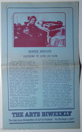 Cat.No: 318635 The Arts Biweekly. The Bay Area Newsletter of Art & Politics. No. 55....