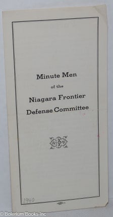 Cat.No: 318637 Minute Men of the Niagara Frontier Defense Committee