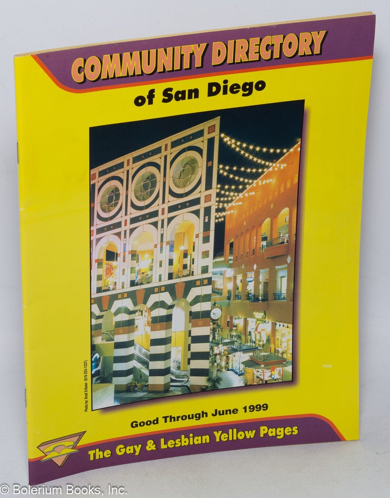 Cat.No: 318828 Community Directory of San Diego: the gay & lesbian yellow