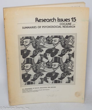 Cat.No: 318843 Research Issues 15; summaries of psychosocial research: cocaine