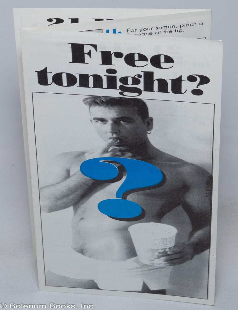 Cat.No: 318881 Free Tonight? /&iquest;Qu&eacute; Pasa? [bilingual brochure]