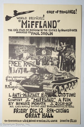 Cat.No: 318904 World premiere! "Miffland" the epic film of Madison in the sixties by...