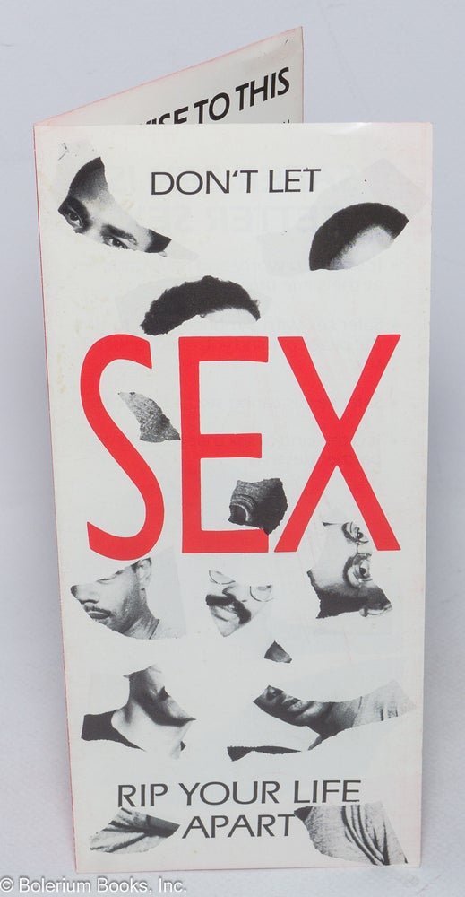 Cat.No: 319008 Don't Let Sex Rip Your Life Apart [brochure