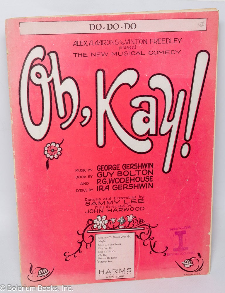 Cat.No: 319092 Do-Do-Do [from the musical Oh, Kay!]. George Gershwin.