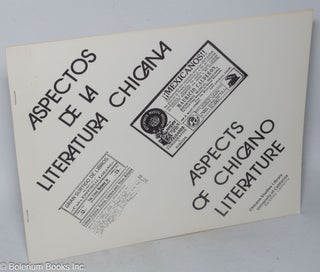 Cat.No: 319124 Aspectos de la Literatura Chicana / Aspects of Chicano Literature