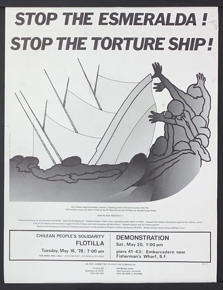 Cat.No: 319279 Stop the Esmerelda! Stop the Torture Ship! [poster]