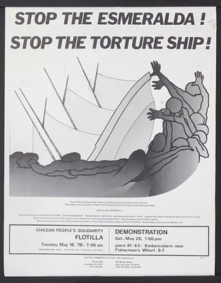 Cat.No: 319279 Stop the Esmerelda! Stop the Torture Ship! [poster