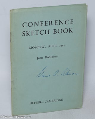 Cat.No: 319304 Conference sketch book. Joan Robinson