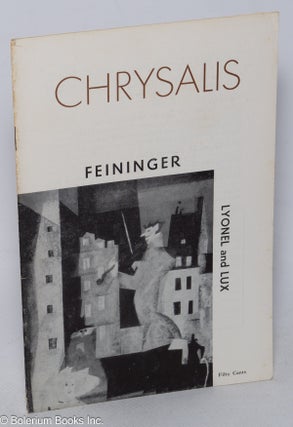 Cat.No: 319479 Chrysalis. The pocket revue of the arts. Vol. 9, Nos. 9-10. Feininger,...