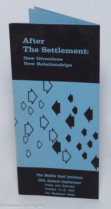 Cat.No: 319631 After the settlement; new directions, new relationship