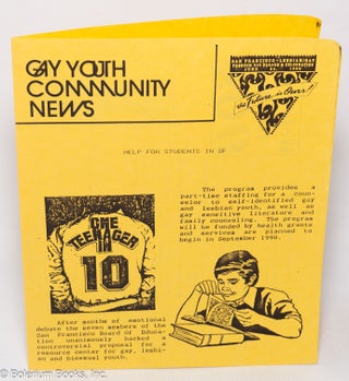 Gay Youth Community News: [Spring 1990?] Help for Students in