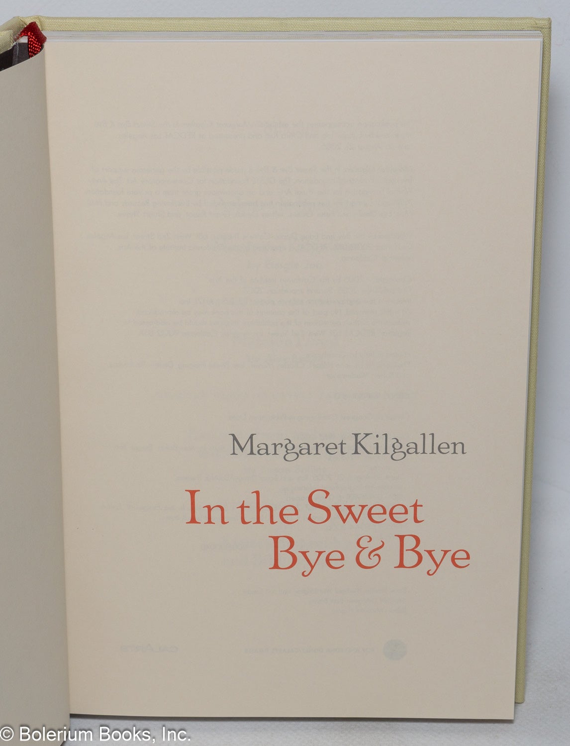 Margaret Kilgallen: In The Sweet Bye & Bye by Margaret Kilgallen on  Bolerium Books