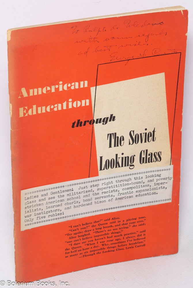 Cat.No: 319694 American Education through the Soviet Looking Glass: An Analysis of....