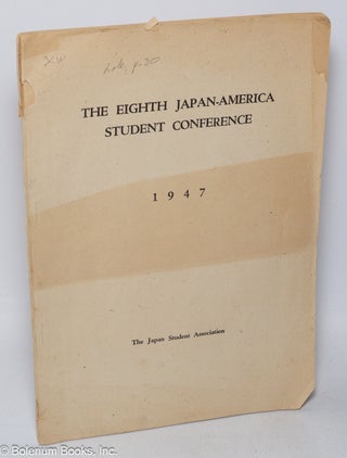 Cat.No: 319718 The Eighth Japan-America Student Conference