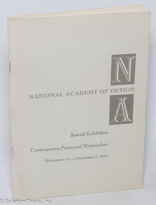 Cat.No: 319815 National Academy of Design: Special Exhibition, Contemporary Prints and...