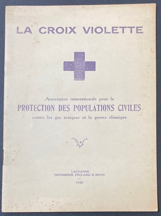 Cat.No: 319839 La Croix Violette: Association Internationale pour la protection des...