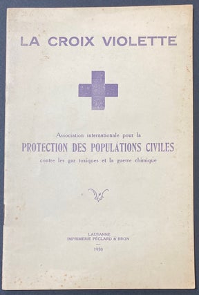 Cat.No: 319839 La Croix Violette: Association Internationale pour la protection des...