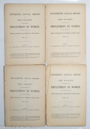 Cat.No: 319879 Annual Report of the Society for Promoting the Employment of Women, in...