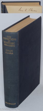 Cat.No: 319914 The economic conditions of progress. Colin Clark