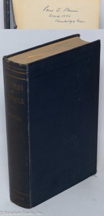 Cat.No: 319948 Principles of economics; an introductory volume. Alfred Marshall