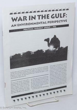 War in the Gulf: an environmental perspective