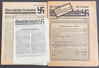 Cat.No: 320054 Österreichischer Beobachter [three issues