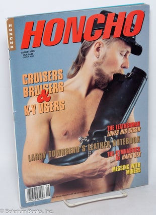 Cat.No: 320140 Honcho: the magazine for the macho male; vol. 16 #8, August 1993. Stan...