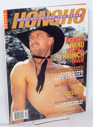 Cat.No: 320142 Honcho: the magazine for the macho male; vol. 16 #10, October 1993. Stan...