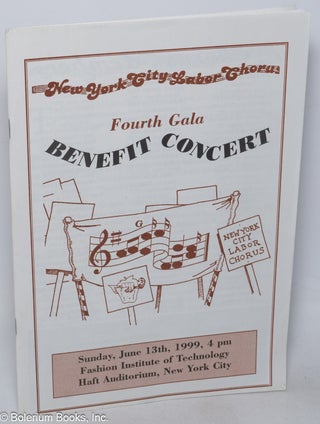 Cat.No: 320169 New York City Labor Chorus: Fourth Gala Benefit Concert. Sunday, June...