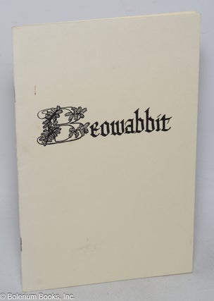 Cat.No: 320204 Beowabbit. Facsimile from the collection of Raymond Palmer attributed to...