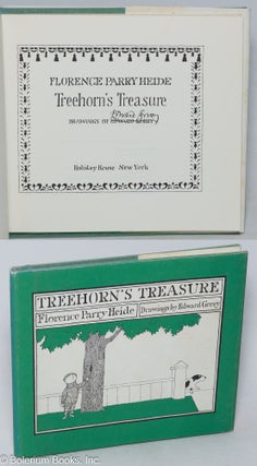 Cat.No: 320263 Treehorn's Treasure [signed by Gorey]. Edward Gorey, drawings, Florence...