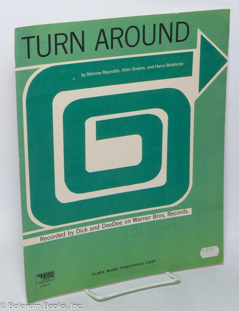 Cat.No: 320399 Turn Around. Recorded by Dick and DeeDee on Warner Bros. Records. Malvina Reynolds, Harry Belafonte, Allen Greene.