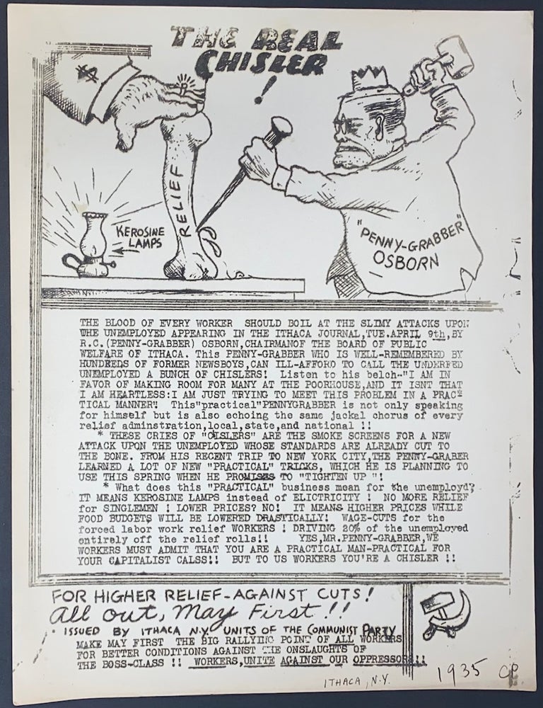 Cat.No: 320554 The real chiseler! [handbill]