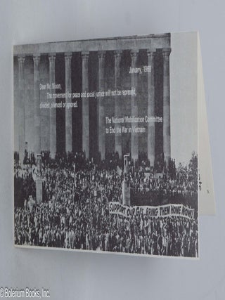 Cat.No: 320692 Dear Mr. Nixon, the movement for peace and social justice will not be...