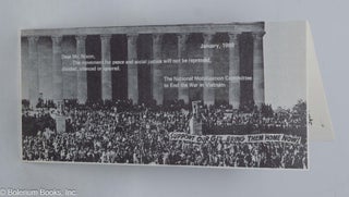Cat.No: 320692 Dear Mr. Nixon, the movement for peace and social justice will not be...