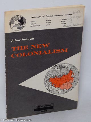 Cat.No: 320709 A Few Facts on The New Colonialism