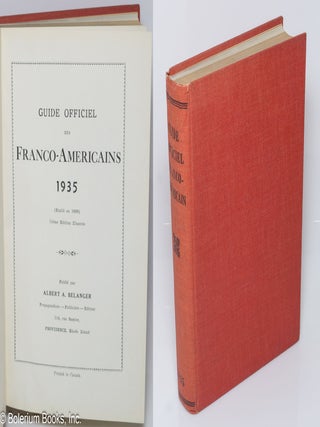 Cat.No: 320893 Guide officiel des Franco-Americains 1935. (Etabli in 1899) 11eme edition...