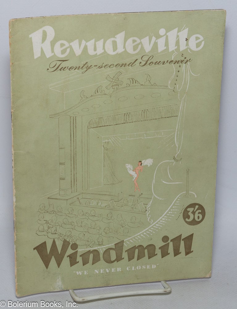 Cat.No: 320944 Revudeville 22nd souvenir programme; Windmill "we never close". Vivian Van Damm, June Kennedy, Anita D'Ray, Keith Lester, Johnny McGregor, Arthur English.