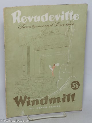 Cat.No: 320944 Revudeville 22nd souvenir programme; Windmill "we never close"....