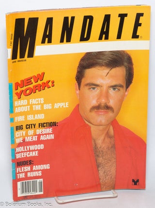 Cat.No: 321157 Mandate: the national magazine of entertainment & eros; vol. 10, #3, June...