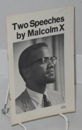 Two speeches by Malcolm X