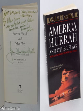 Cat.No: 321618 America Hurrah and other plays [inscribed & signed]. Jean-Claude van...